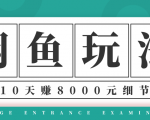 龟课·闲鱼项目玩法实战班第12期,操作10天左右利润有8000元细节玩法-第一资源库