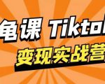 龟课·TikTok变现实战训练营线上第1期，多种变现模式，轻松赚美刀天风资源网，提供全网火热网站资源、培训资料、课程、创业教程天风资源网