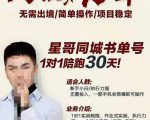 星哥同城教育书单号课程，无需出境简单操作项目稳定天风资源网，提供全网火热网站资源、培训资料、课程、创业教程天风资源网