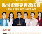 桔子会·私域流量变现速成班，4天拿走月销千万的变现方案 价值12800元天风资源网，提供全网火热网站资源、培训资料、课程、创业教程天风资源网