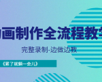 动画制作全流程教学-完整录制-边做边教-《累了就躺一会儿》天风资源网，提供全网火热网站资源、培训资料、课程、创业教程天风资源网