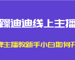 暴躁迪迪线上主播课，金牌主播教新手小白如何开播天风资源网，提供全网火热网站资源、培训资料、课程、创业教程天风资源网