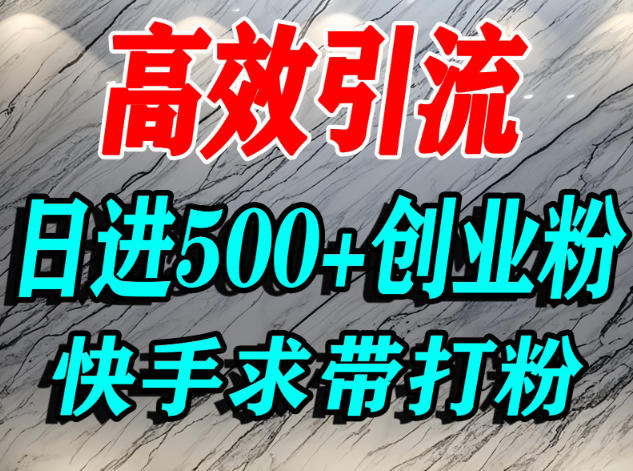 怎么打创业粉？快手求带视角精准引流创业粉，宝妈、学生群体日进500+精准流量天风资源网，提供全网火热网站资源、培训资料、课程、创业教程天风资源网