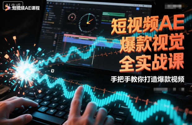 短视频AE爆款视觉全实战课，手把手教你打造爆款视频天风资源网，提供全网火热网站资源、培训资料、课程、创业教程天风资源网