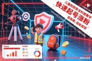 儿童防拐安全科普知识视频制作教学,快速起号涨粉,容易爆,轻松变现天风资源网,提供全网火热网站资源、培训资料、课程、创业教程天风资源网