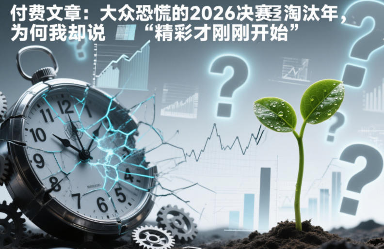 付费文章：大众恐慌的2026决赛淘汰年，为何我却说“精彩才刚刚开始”？天风资源网，提供全网火热网站资源、培训资料、课程、创业教程、虚拟资料、电商网站天风资源网