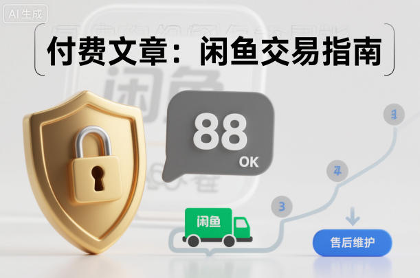 付费文章：闲鱼交易指南，怎么才能降低被坑被马扁的概率天风资源网，提供全网火热网站资源、培训资料、课程、创业教程天风资源网