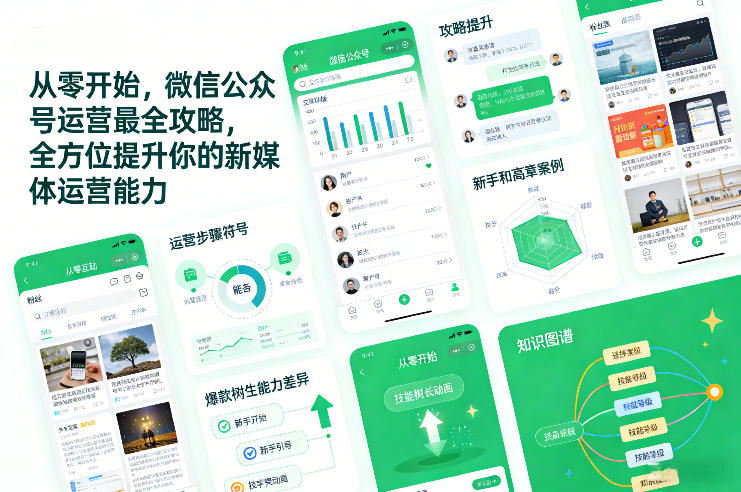 从零开始，微信公众号运营最全攻略，全方位提升你的新媒体运营能力-天风资源网