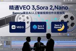 精通VEO 3，Sora 2，Nano Banana商业AI人工智能视频创作完整指南-天风资源网