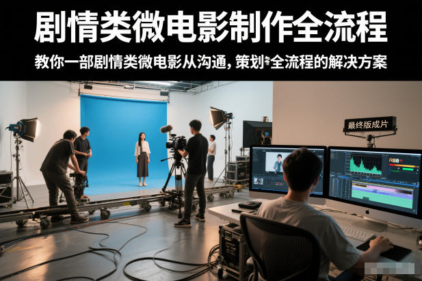 剧情类微电影制作全流程，教你一部剧情类微电影从沟通，策划到拍摄制作全流程的解决方案-天风资源网