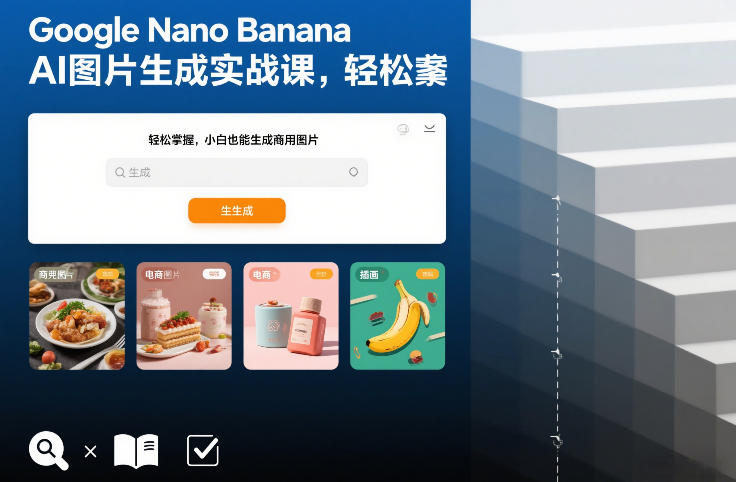 Google Nano Banana AI图片生成实战课，轻松掌握，小白也能生成商用图片-天风资源网