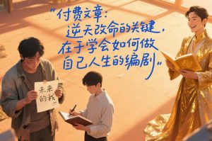 付费文章:逆天改命的关键,在于学会如何做自己人生的编剧-天风资源网