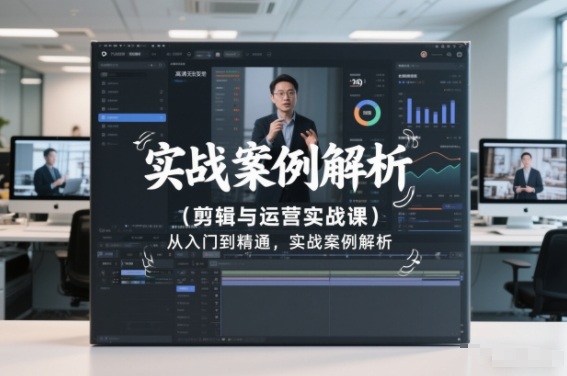 剪辑与运营实战课，从入门到精通，实战案例解析（更新2026）-天风资源网