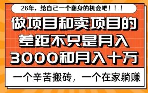 为什么卖项目能轻松月入10个W,而做项目却真正賺不到什么钱?原因竟然是这个!【揭秘】-天风资源网