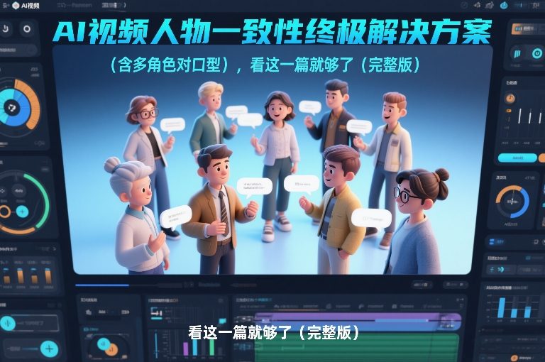 AI视频人物一致性终极解决方案（含多角色对口型），看这一篇就够了（完整版）-天风资源网