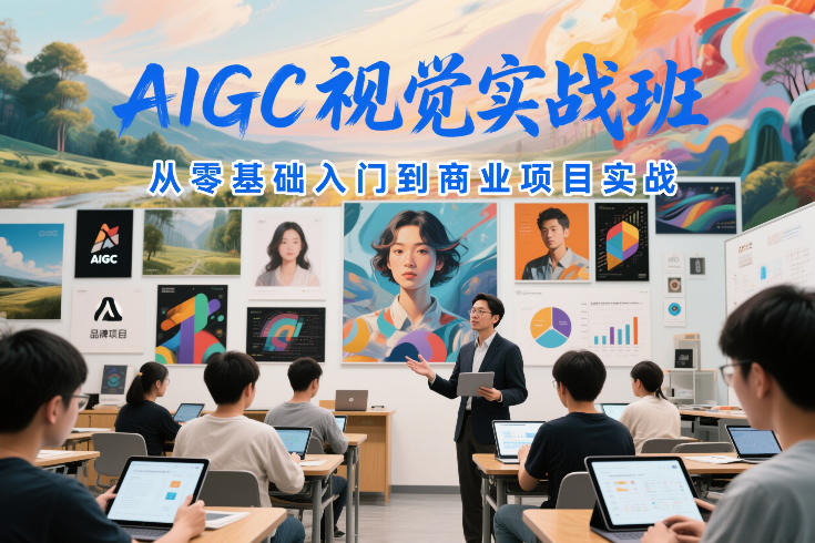 AIGC视觉实战班，从零基础入门到商业项目实战-天风资源网