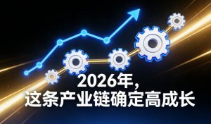 付费文章:2026年,这条产业链确定高成长-天风资源网