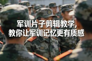 军训片子剪辑教学,教你让军训记忆更有质感-天风资源网
