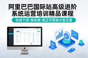 阿里巴巴国际站高级进阶系统运营培训精品课程，实战干货，强实操，真正可落地才是王道-天风资源网