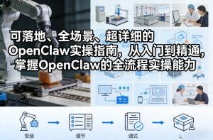 可落地、全场景、超详细的OpenClaw实操指南，从入门到精通，掌握OpenClaw的全流程实操能力-天风资源网