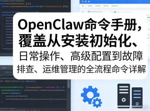 OpenClaw命令手册，覆盖从安装初始化、日常操作、高级配置到故障排查、运维管理的全流程命令详解-天风资源网