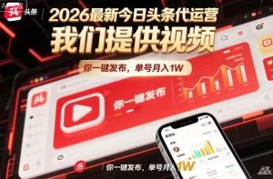 今日头条躺賺模式,你9我1,操作简单,一键发布,单机日入数百,长期合作【揭秘】-天风资源网