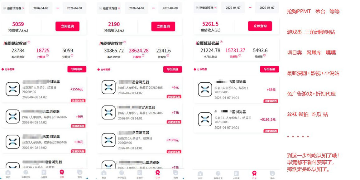 迅雷浏览器项目2.0_拆个大佬周1W的打法-天风资源网