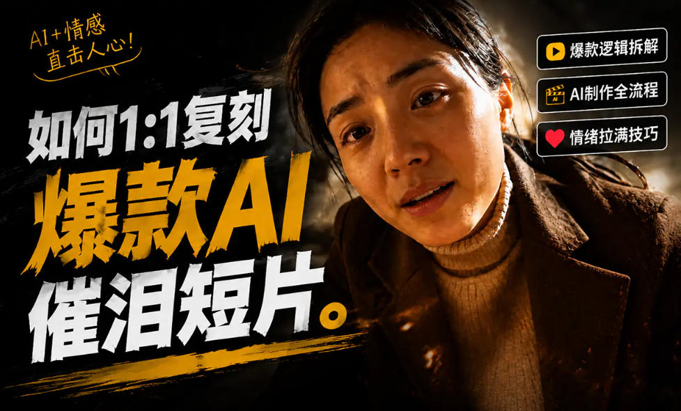 豆包+Gemini生成真人AI短剧-拆解复刻百万爆款第一人称短片，一站式讲透爆款复刻全流程-天风资源网