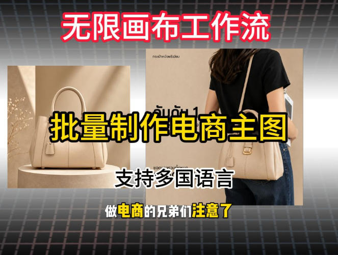 批量复刻电商爆款主图工作流搭建教学，批量下载，支持多国语言，不管是国内电商还是跨境店群都能用-天风资源网
