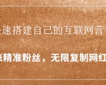 封神学员特训营：快速搭建自己的互联网营销系统，疯狂涨精准粉丝，无限复制网红流量天风资源网，提供全网火热网站资源、培训资料、课程、创业教程天风资源网