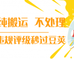 抖音纯搬运 不处理 小技巧，30秒发一个作品，避免违规评级秒过豆荚天风资源网，提供全网火热网站资源、培训资料、课程、创业教程天风资源网