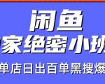 火焱社闲鱼独家绝密小班课-闲鱼单店日出百单黑搜爆破法天风资源网,提供全网火热网站资源、培训资料、课程、创业教程天风资源网