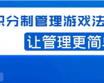 宅男·积分制管理游戏法则，让你从0到1，从1到N+，玩转积分制管理天风资源网，提供全网火热网站资源、培训资料、课程、创业教程天风资源网