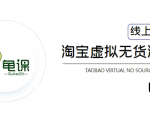 龟课·淘宝虚拟无货源电商5期,全程直播 现场实操,一步步教你轻松实现躺赚天风资源网,提供全网火热网站资源、培训资料、课程、创业教程天风资源网