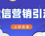 微信营销策划引流系列课程,每天引流100精准粉天风资源网,提供全网火热网站资源、培训资料、课程、创业教程天风资源网