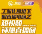 尼克派·工业化思维下的直播电商之短视频锤爆直播间,听话照做执行爆单天风资源网,提供全网火热网站资源、培训资料、课程、创业教程天风资源网