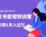 小红书变现特训营:带你快速入局小红书,从0到1月入过万天风资源网,提供全网火热网站资源、培训资料、课程、创业教程天风资源网