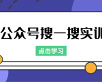 公众号搜一搜实训,收录与恢复收录、 排名优化黑科技,附送工具(价值998元)天风资源网,提供全网火热网站资源、培训资料、课程、创业教程天风资源网