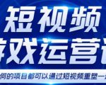 短视频游戏赚钱特训营，0门槛小白也可以操作，日入1000+天风资源网，提供全网火热网站资源、培训资料、课程、创业教程天风资源网