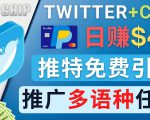 通过Twitter推广CPA Leads，日赚46.01美元 - 免费的CPA联盟推广模式天风资源网，提供全网火热网站资源、培训资料、课程、创业教程天风资源网