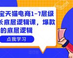 大圣淘宝天猫电商1-7层级盈利增长底层逻辑课,爆款的底层逻辑天风资源网,提供全网火热网站资源、培训资料、课程、创业教程天风资源网