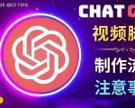 正确使用Chat GPT制作有价值的中文视频脚本，并在YouTube获利天风资源网，提供全网火热网站资源、培训资料、课程、创业教程天风资源网