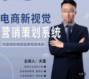 大圣·电商新视觉营销策划系统,可复制的电商品牌视觉识别系统天风资源网,提供全网火热网站资源、培训资料、课程、创业教程天风资源网