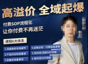 逸风-拼多多高溢价全域起爆,6大课程体系,付费玩法全套实操天风资源网,提供全网火热网站资源、培训资料、课程、创业教程天风资源网