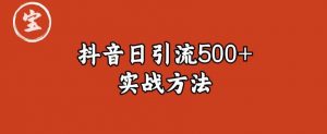 宝哥抖音直播引流私域的6个方法,日引流500+天风资源网,提供全网火热网站资源、培训资料、课程、创业教程天风资源网