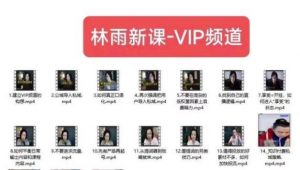 林雨新课VIP频道,玩赚私域/朋友圈/社群天风资源网,提供全网火热网站资源、培训资料、课程、创业教程天风资源网