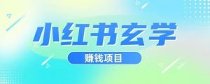 小红书玄学项目,直接上手操作,日入500【揭秘】天风资源网,提供全网火热网站资源、培训资料、课程、创业教程天风资源网