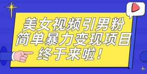价值3980的男粉暴力引流变现项目，一部手机简单操作，新手小白轻松上手，每日收益500+【揭秘】天风资源网，提供全网火热网站资源、培训资料、课程、创业教程天风资源网