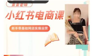 景景小红书电商新手实操课程，新手零基础网店实操运营天风资源网，提供全网火热网站资源、培训资料、课程、创业教程天风资源网