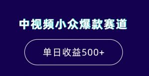 中视频小众爆款赛道，7天涨粉5万+，小白也能无脑操作，轻松月入上万【揭秘】天风资源网，提供全网火热网站资源、培训资料、课程、创业教程天风资源网